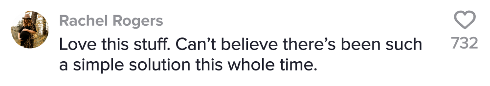 TikTok: Rachel Rogers - simple solution