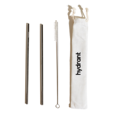Stainless Steel Straw Set - Hydrant